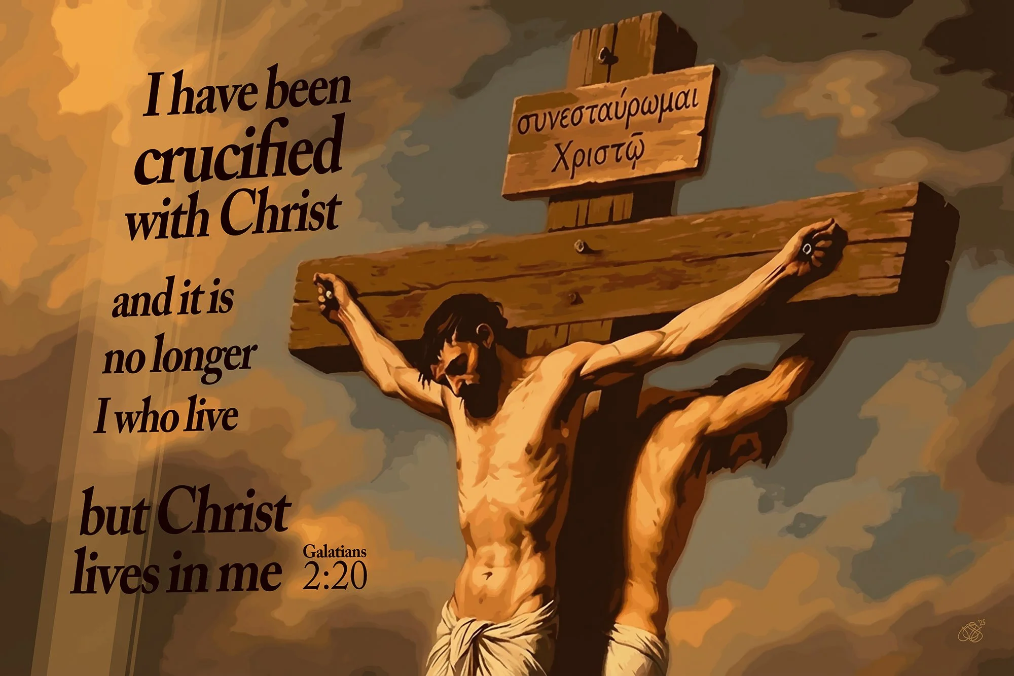 Introducing my latest print: “Co-Crucifixion (Galatians 2:20